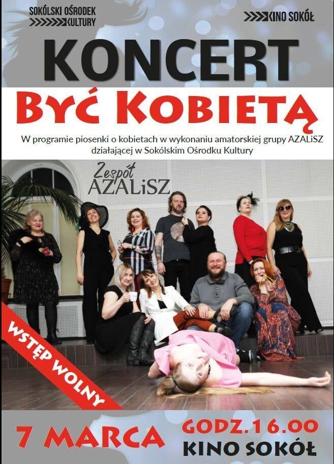 koncert byc kobieta plakat