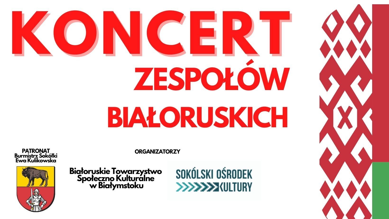 Koncert zespołów białoruskich