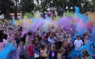Dzień baniek mydlanych i Święto kolorów w Sokółce