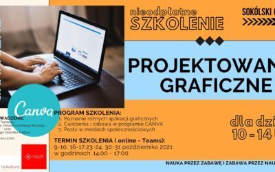 PROJEKTOWANIE GRAFICZNE nieodpłatne szkolenie online dla dzieci