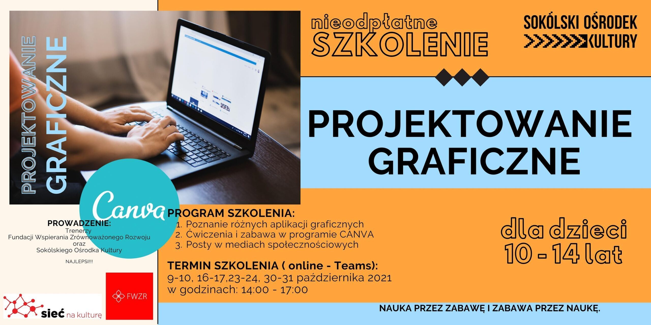 plakat wydarzenie projektowaie graficzne