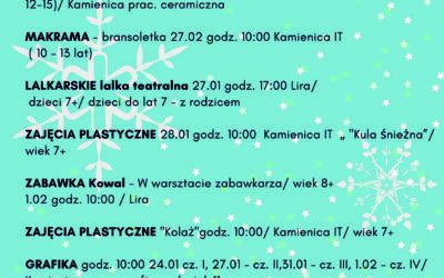 Ferie Zimowe 2022 z Sokólskim Ośrodkiem Kultury