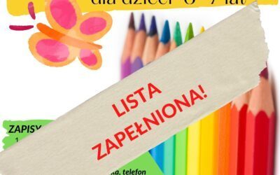 Zapisy na zajęcia plastyczne dla dzieci (5-7 lat)