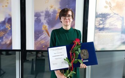 EDYTA WIŚNIEWSKA odebrała Wyróżnienie i Medal im. Z. Glogera