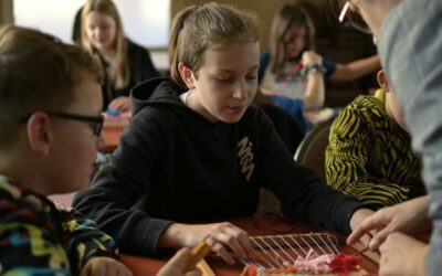 Zajęcia tkackie wciągają…