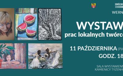 Wernisaż wystawy prac lokalnych twórców