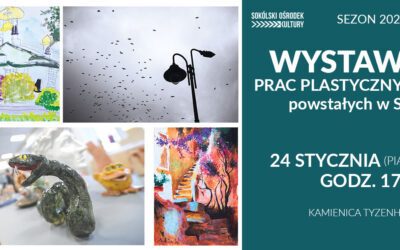 Wystawa prac plastycznych powstałych w SOK-u 2024/25