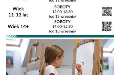 Nabór na zajęcia plastyczne dla dzieci i młodzieży