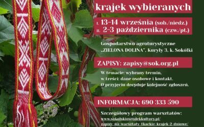 ZAPISY NA WARSZTATY TKANIA KRAJEK (2-DNI)