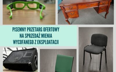 Ogłoszenie o pisemnym przetargu ofertowym na sprzedaż wyposażenia wycofanego z eksploatacji w SOK